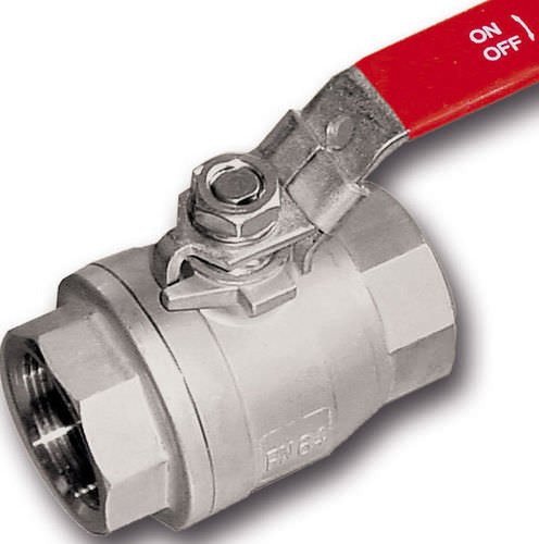 球形阀 - A-BV2 - Schwer Fittings - 杠杆 / 2片式 / PTFE