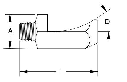喷雾喷嘴 - 0.024 - 0.408", max. 150 psi | FP series - BEX - 压缩空气 / 平面喷射 / 高冲击