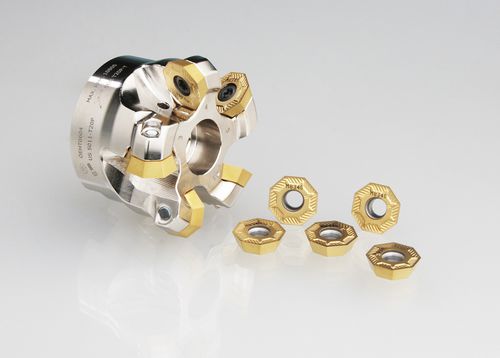 套式立铣刀 - OEHT inserts - Dormer Pramet/多玛普拉米特 - 齿刀 / 面 / 用于不锈钢