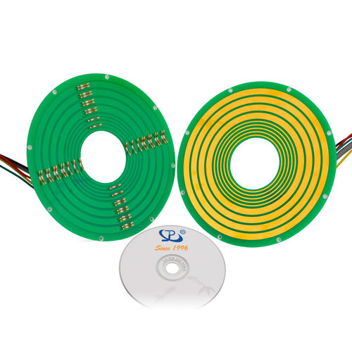 电动滑环 - LPKS060-0803-04S - JINPAT Electronics Co., Ltd. - 扁平型 / 用于包装 / 用于缠绕机
