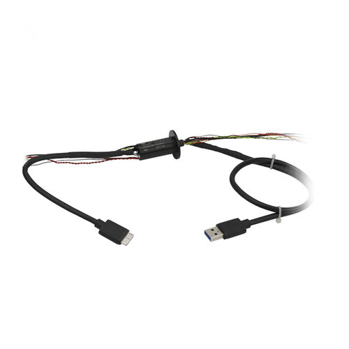USB滑环 - LPM-30B-0205-02S-U3 - JINPAT Electronics Co., Ltd. - 胶囊式 / 铝制 / 金触点