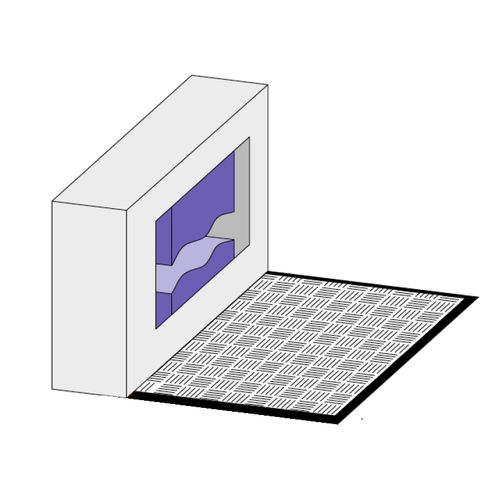 压敏安全地垫 - STM series - Fiessler Elektronik - 条纹 / EPDM / 铝制