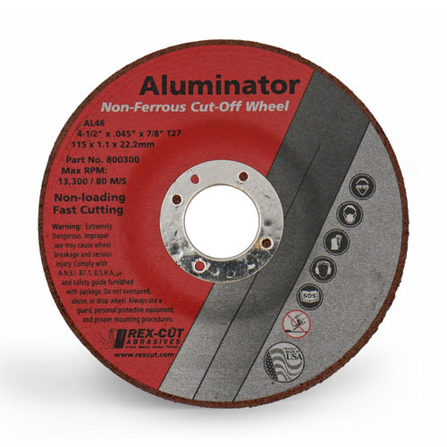 铝切削盘 - Aluminator - Rex-Cut Abrasives - 氧化铝 / 玻璃纤维增强