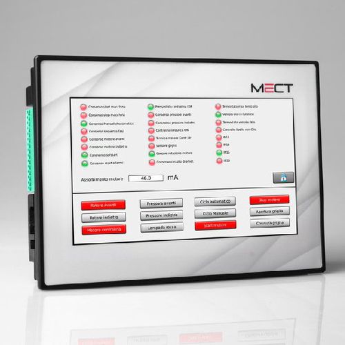 面板安装可编程控制器 - TPAC1008 03 - MECT SRL - 模拟输入 / 数字输入 / 数字输出