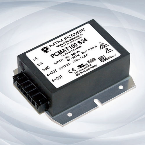 封装电源 - PCMAT100 S24 - MTM Power Messtechnik Mellenbach GmbH - AC/DC / 单输出 / 超载保护