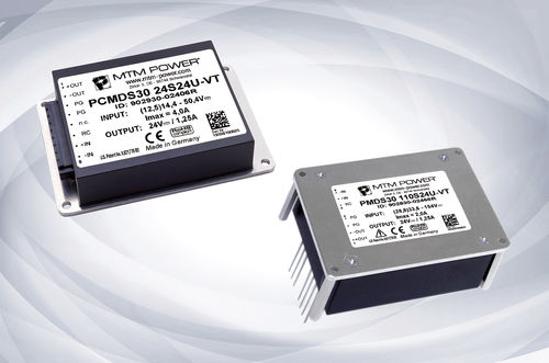 DC/DC变流器 / 电路板 - PMDS30 series  - MTM Power Messtechnik Mellenbach GmbH - 工业 / 单输出 / 大电压输入范围