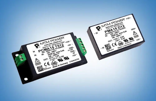 印刷电路板电源 - PMA15 D515 - MTM Power Messtechnik Mellenbach GmbH - AC/DC / 双输出 / CE