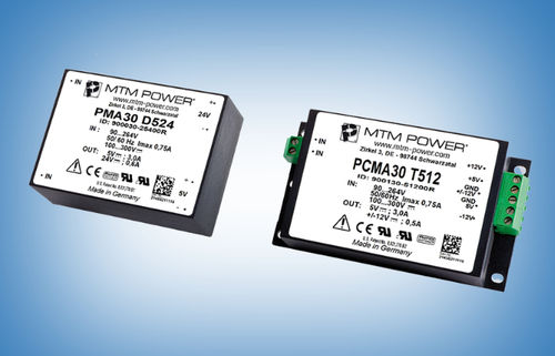 印刷电路板电源 - PMA30 S3,3 - MTM Power Messtechnik Mellenbach GmbH - AC/DC / 单输出 / CE