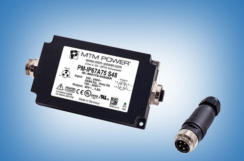 机箱式电源 - PM-IP67A75 S12 - MTM Power Messtechnik Mellenbach GmbH - AC/DC / 单输出 / IP67