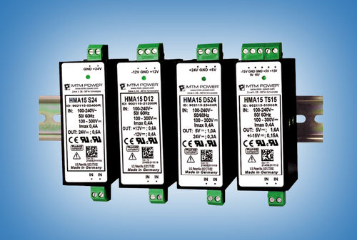 DIN导轨电源 - HMA15 S3,3 - MTM Power Messtechnik Mellenbach GmbH - AC/DC / 单输出 / CE
