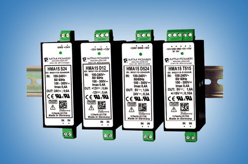DIN导轨电源 - HMA15 T515 - MTM Power Messtechnik Mellenbach GmbH - AC/DC / 三输出 / CE