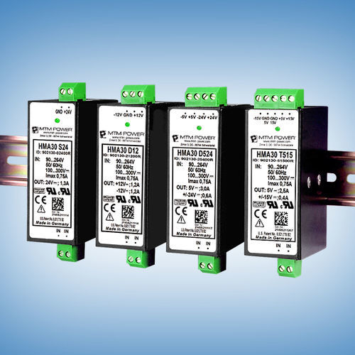 DIN导轨电源 - HMA30 D12 - MTM Power Messtechnik Mellenbach GmbH - AC/DC / 双输出 / CE