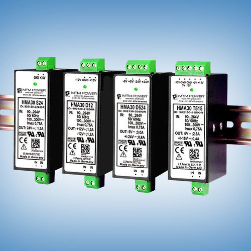 DIN导轨电源 - HMA30 T512 - MTM Power Messtechnik Mellenbach GmbH - AC/DC / 三输出 / CE