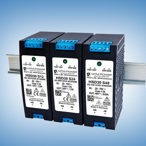 DIN导轨电源 - HSD30 S12 - MTM Power Messtechnik Mellenbach GmbH - DC/DC / 单输出 / CE