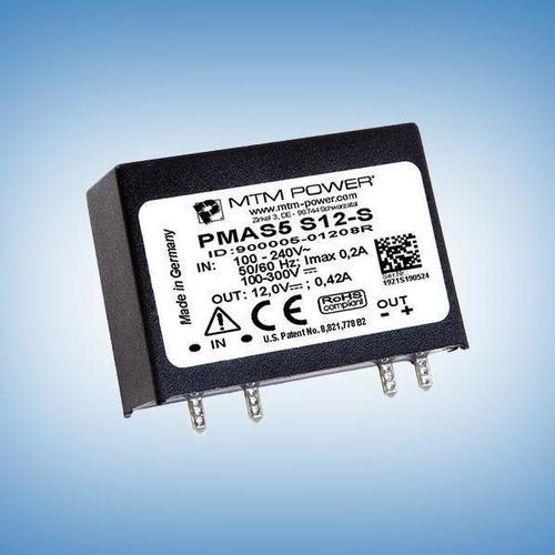 印刷电路板电源 - PMAS5 S15-S - MTM Power Messtechnik Mellenbach GmbH - AC/DC / 单输出 / CE