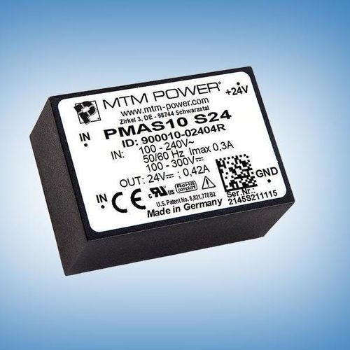 印刷电路板电源 - PMAS10 S12 - MTM Power Messtechnik Mellenbach GmbH - AC/DC / 单输出 / CE