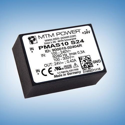 印刷电路板电源 - PMAS10 S24 - MTM Power Messtechnik Mellenbach GmbH - AC/DC / 单输出 / CE