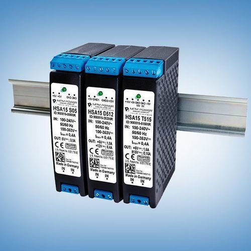 DIN导轨电源 - HSA15 D15 - MTM Power Messtechnik Mellenbach GmbH - AC/DC / 双输出 / CE