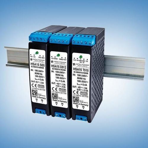 DIN导轨电源 - HSA15 D524 - MTM Power Messtechnik Mellenbach GmbH - AC/DC / 双输出 / CE