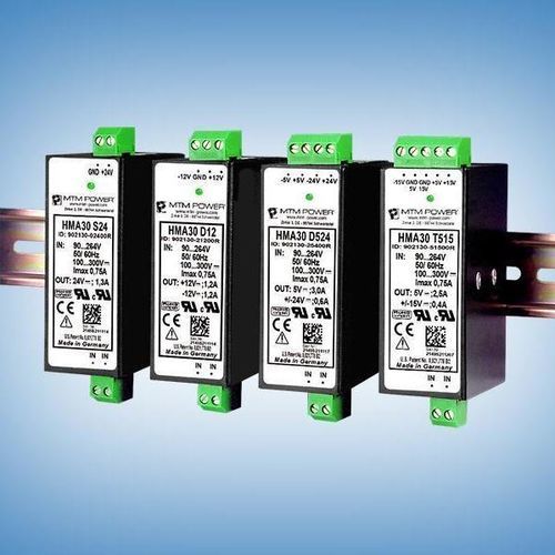 DIN导轨电源 - HMA30 D15 - MTM Power Messtechnik Mellenbach GmbH - AC/DC / 双输出 / CE