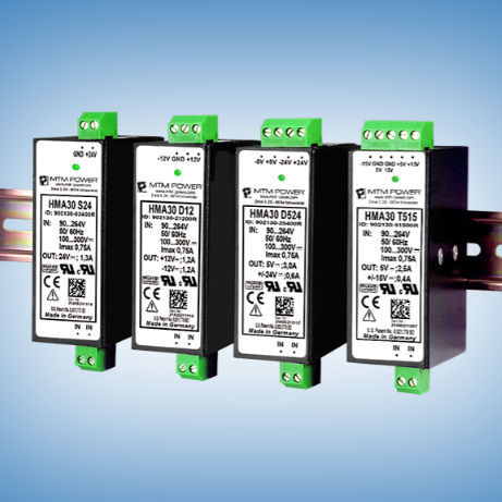 DIN导轨电源 - HMA30 S48 - MTM Power Messtechnik Mellenbach GmbH - AC/DC / 单输出 / CE