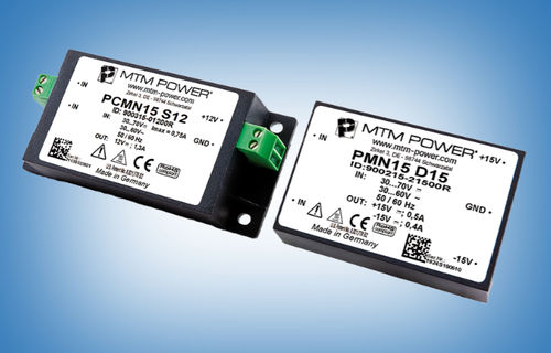 机箱式电源 - PCMN15 D12 - MTM Power Messtechnik Mellenbach GmbH - AC/DC / 双输出 / CE