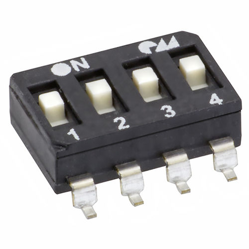 DIP开关 - D12AS - PTR HARTMANN GmbH - SPST / 表面安装式