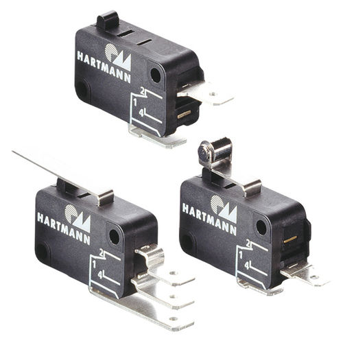 微型开关 - MAB1 - PTR HARTMANN GmbH - 弹簧 / 单极 / 用于作动器