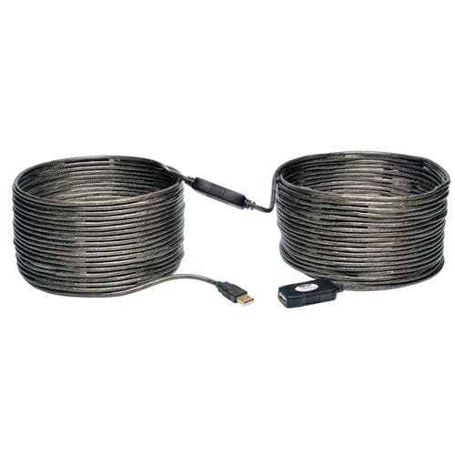 延长电缆 - U026-20M - TRIPPLITE - USB2.0 / 直线型 / 黑色
