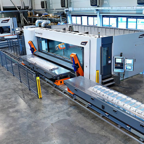 5轴CNC加工中心 - CompactCell 100 series - bavius technologie gmbh - 卧式 / 用于铝 / 切割