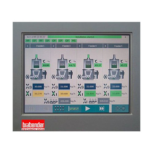 触摸屏使用者界面 - Congrav® OP16-E - Kubota Brabender Technologie GmbH - 显示 / 操作界面 / 控制