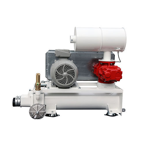 容积式鼓风机组 - K series with integrated discharge silencer - RKR Gebläse und Verdichter GmbH - 凸轮转子 / ATEX / 紧凑型