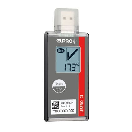 温度指示器 - LIBERO CI - ELPRO-BUCHS AG - LCD 显示屏 / 带报警器 / USB