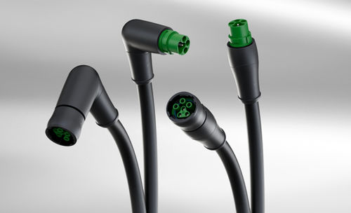 供电连接器 - MQ15 - MURRELEKTRONIK - 直线型 / 直角 / 母端