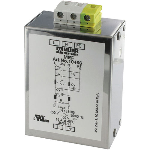 低通滤波器 - MEF series - MURRELEKTRONIK/德国穆尔 - 主动式 / 单相 / DIN导轨