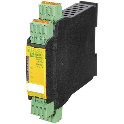3NO安全监控继电器 - MIRO SAFE+ SWITCH H - MURRELEKTRONIK/德国穆尔 - 1NF / DIN导轨