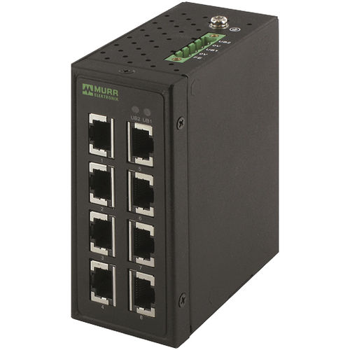 非管理型网络交换机 - TREE 8TX series - MURRELEKTRONIK/德国穆尔 - 8端口 / DIN导轨