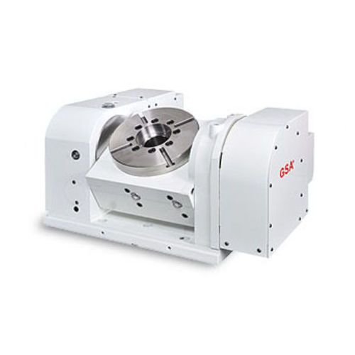 电机驱动回转工作台 - CNCT-100 - GSA TECHNOLOGY - 可倾斜 / 用于机加工 / 紧凑型