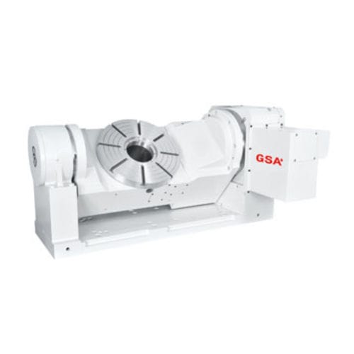 电机驱动回转工作台 - CNCT-320RS - GSA TECHNOLOGY - 可倾斜 / 用于机加工 / CNC数控