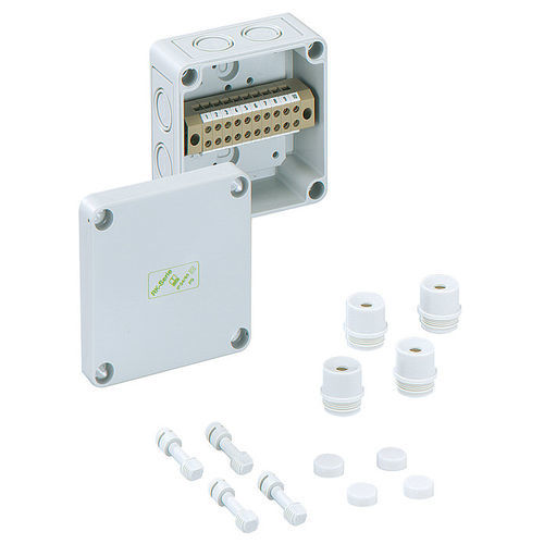 长方形盒 - RKKi 4/12-12x4² - Spelsberg - 聚碳酸酯 / 户外 / 用于连接块