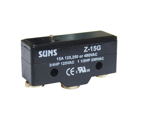 弹簧微型开关 - Z-15G - SUNS - 单极 / 工业 / 通用