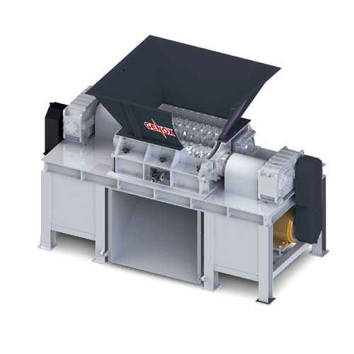 二轴破碎机 - W series - Genox Recycling Tech (China) Co., Ltd. - 纸质 / 用于线缆 / 旋转剪床