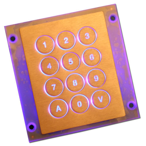 12键数字键盘 - NX565-14 - NICONIX - 壁挂 / 不锈钢 / USB