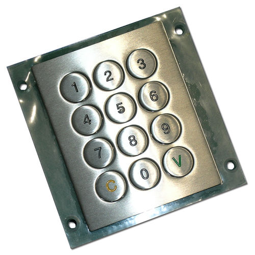 12键数字键盘 - NX565-17 - NICONIX - 壁挂 / 不锈钢 / USB