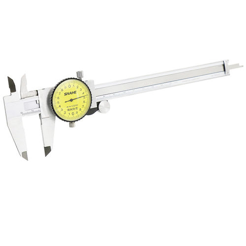 表盘卡尺 - SHAHE/5105-150 0-150mm 0.02mm ±0.03mm/Dial Caliper - Wenzhou Sanhe Measuring Instrument Co., Ltd - 不锈钢 / 防震