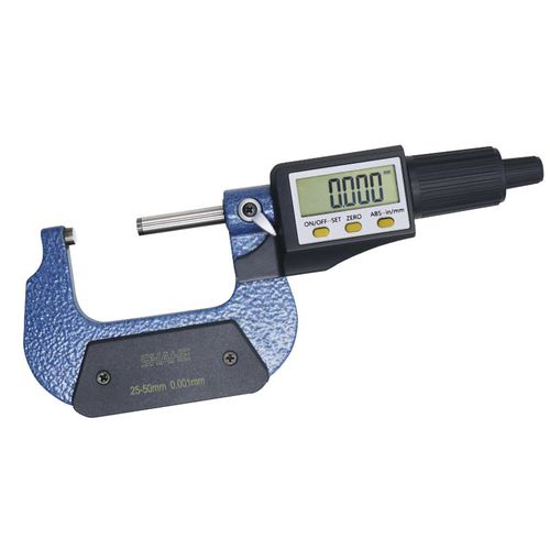 室外用千分尺 - SHAHE/5205-50 25-50mm 0.001mm ±0.003mm/Digital Micrometer - Wenzhou Sanhe Measuring Instrument Co., Ltd - 数字 / 高精度 / 高速