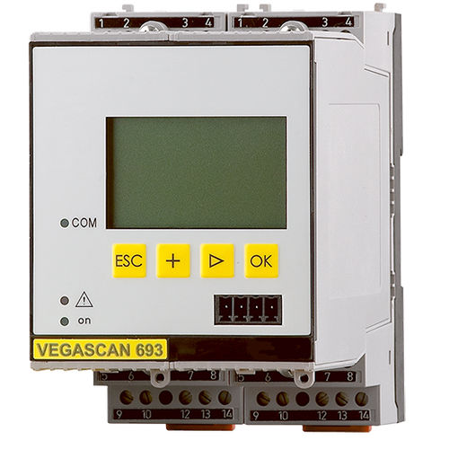 数字信号调节器 - VEGASCAN 693 - VEGA TECHNIQUE/德国VEGA - 4-20 mA / DIN导轨 / 液位传感器