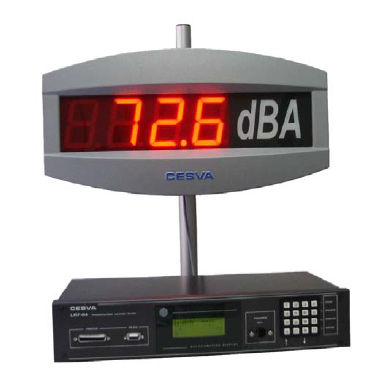数字显示屏 - DL100 - CESVA - 4位显示 / 7分区 / 用于声级计