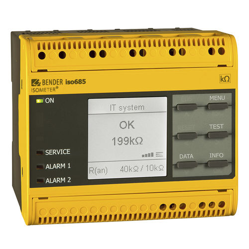 三相系统绝缘控制器 - ISOMETER® iso685-…-P series - BENDER - 交流电网 / AC/DC / 直流