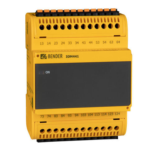 开关继电器模块 - IOM441 series - BENDER - DIN导轨